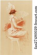 Original drawing for Les Maîtres de l’Affiche from issue 13, Dec. 1896