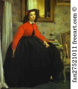 Portrait of Mlle L.L. (Young Woman in Red Vest)