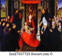 The Virgin and Child between St. James and St. Dominic, Presenting the Donors and Their Families, known as the Virgin of Jacques Floreins