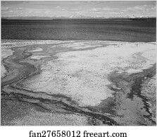 Yellowstone Lake - Hot Springs Overflow, Yellowstone National Park, Wyoming.  Photographs of National Parks and Monuments, compiled 1941 - 1942, documenting the period ca. 1933 - 1942.