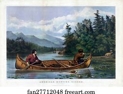 American hunting scenes: "A good chance".