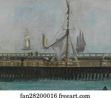 The jetty of Boulogne-sur-Mer