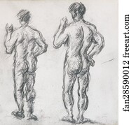 Standing Male Bather; Puget's Atlas