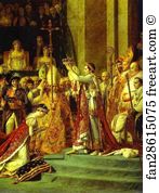 Consecration of the Emperor Napoleon I and Coronation of the Empress Josephine in the Cathedral of Notre-Dame de Paris on 2 December 1804. Detail