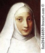 Portrait of a Nun (Portrait of Elena Anguissola). Detail