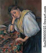 Young Italian Woman at a Table