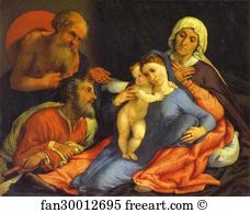 Madonna and Child with St. Jerome, St. Joseph and St. Anne
