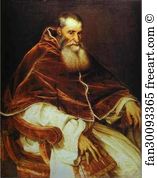 Portrait of Pope Paul III without a Cap