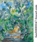 Forest Scene (Path from Mas Jolie to Château noir)