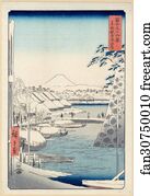 Riverbank at Sukiya in Edo (Tōto Sukiya-gashi)
