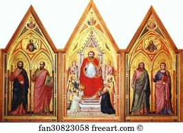 Stefaneschi Polyptych. Side showing St. Peter
