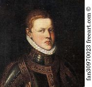 Portrait of Don Sebastian of Portugal. Detail