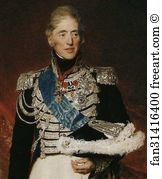 King Charles X of France. Detail
