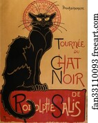 Tournée du Chat Noir de Rodolphe Salis