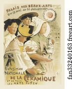 L' "Exposition nationale de la Céramique et de tous les Arts du feu".