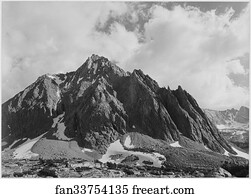 Center Peak, Center Basin, Kings River Canyon (Proposed as a national park), California, 1936.  Photographs of National Parks and Monuments, compiled 1941 - 1942, documenting the period ca. 1933 - 1942.