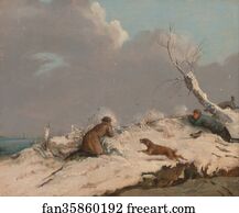 Duck Shooting in Winter