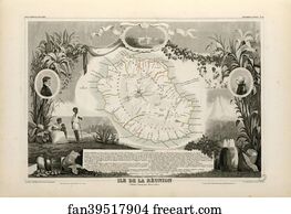 Ile de la Réunion - Colonie Française (Océan indien) (hémisphère austral)