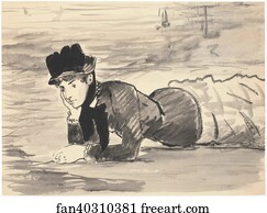 Woman Lying on the Beach. Annabel Lee