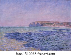 Shadows on the Sea. The Cliffs at Pourville