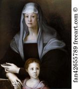 Portrait of Maria Salviati with Giulia de' Medici