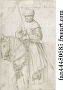 Kaiser Maximilian I in travel dress on horseback