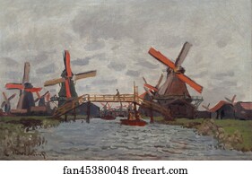 Mills at Westzijderveld near Zaandam
