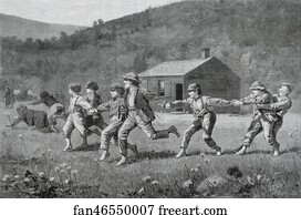 Snap-the-Whip, from the Harper's Weekly, September 20, 1873