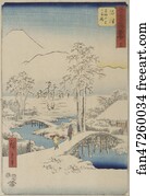 Mt. Fuji and Mt. Ashigara from Numazu from the series Vertical Tokaido