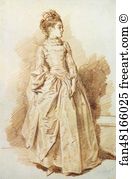 Young Woman Standing (Rosalie Fragonard)