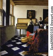 Lady at the Virginal with a Gentleman, 'The Music Lesson'