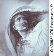 Woman with a Veil. Study for The Brazen Dragon