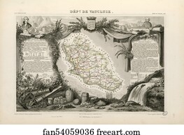 Dépt. de Vaucluse (région du sud-est)