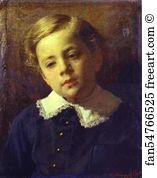 Portrait of Sergey Kramskoy, the Artist's Son, as a Child