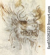 Study of a Dragon Costume
