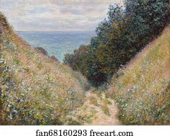 Road at La Cavée, Pourville