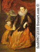 Portrait of Susanna Fourment and Her Daughter