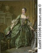 Madame de Pompadour Standing at her Dressing Table