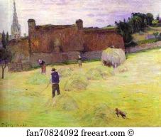 Hay-Making in Brittany