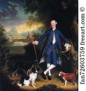Colonel George Wilson with his Dogs
