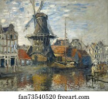 The Windmill on the Onbekende Gracht, Amsterdam