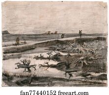 Landscape with Bog Trunks (Travaux aux Champs)