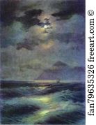 View of the Sea by Moonlight