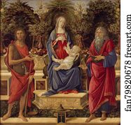 Madonna and Child with both Saints John