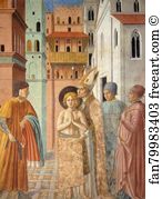 Renunciation of Worldly Goods and The Bishop of Assisi Dresses St. Francis