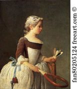Girl with Shuttlecock