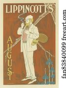 Le Revue "Lippincott's Magazine" (Août), publiée à Philadelphie.