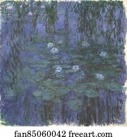 Blue Water Lilies