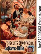 Biscuits Champagne Lefevre-Utile