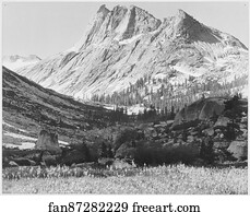 Boaring River, Kings Region, Kings River Canyon (Proposed as a national park), California, 1936.  Photographs of National Parks and Monuments, compiled 1941 - 1942, documenting the period ca. 1933 - 1942.